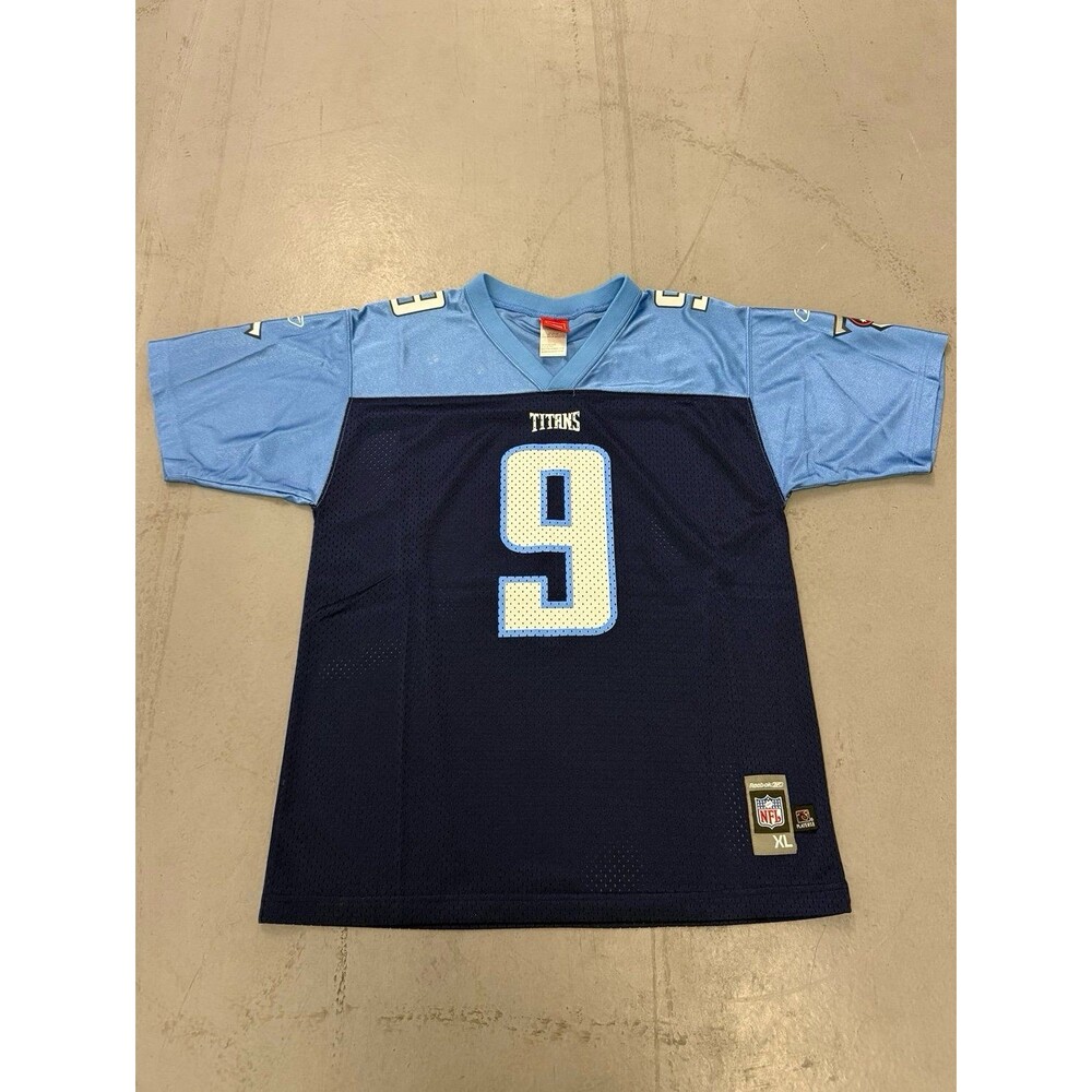 Vintage Steve McNair Tennessee Titans Reebok Youth NFL Jersey Size XL